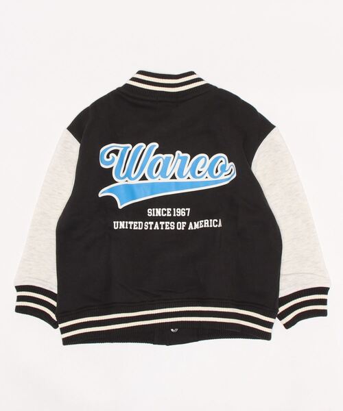 Right-on（ライトオン）の「【Refurbish】カレッジカットスタジャン（その他トップス・キッズ・ブラック/オフホワイト・160/150/140/120/130/105）」の3枚目の写真