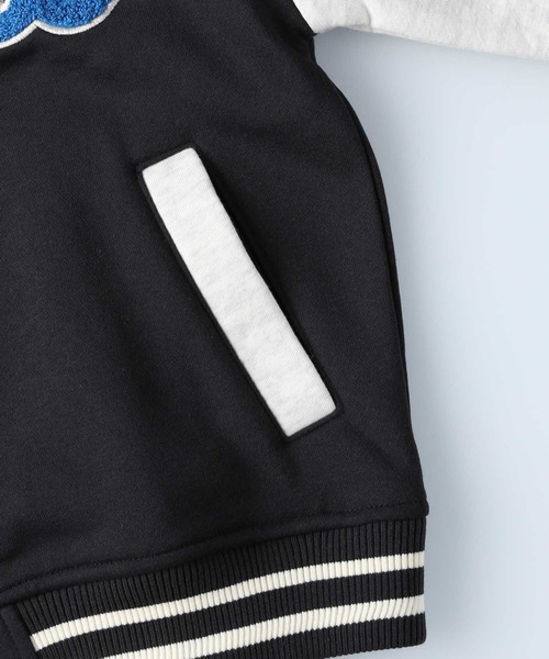 Right-on（ライトオン）の「【Refurbish】カレッジカットスタジャン（その他トップス・キッズ・ブラック/オフホワイト・160/150/140/120/130/105）」の14枚目の写真