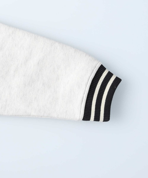 Right-on（ライトオン）の「【Refurbish】カレッジカットスタジャン（その他トップス・キッズ・ブラック/オフホワイト・160/150/140/120/130/105）」の6枚目の写真