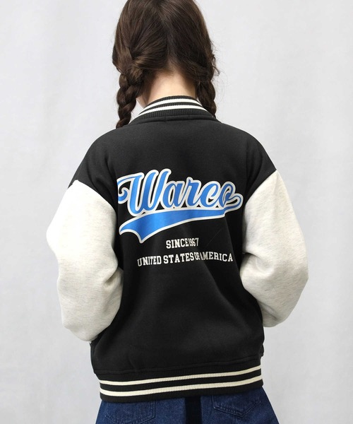 Right-on（ライトオン）の「【Refurbish】カレッジカットスタジャン（その他トップス・キッズ・ブラック/オフホワイト・160/150/140/120/130/105）」の18枚目の写真