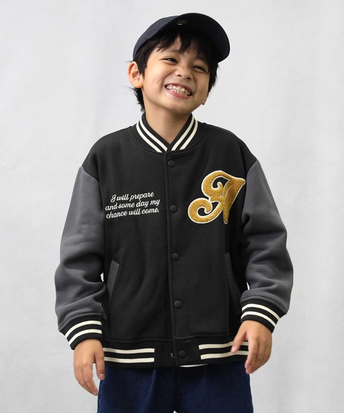 Right-on（ライトオン）の「【Refurbish】カレッジカットスタジャン（その他トップス・キッズ・ブラック/オフホワイト・160/150/140/120/130/105）」の20枚目の写真