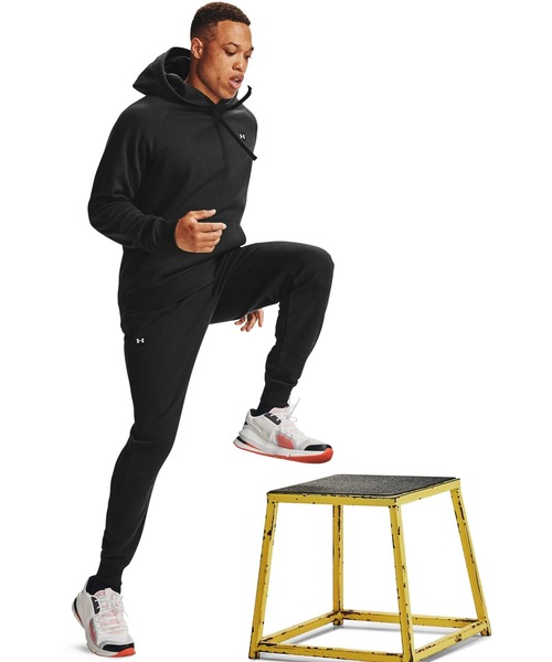 UNDER ARMOUR（アンダーアーマー）の「UAライバルフリース フーディー（トレーニング/メンズ）（スウェット・メンズ・ブラック/ダークグレー/ライトグレー/ホワイト/グレー系その他/ネイビー・S/L/3XL/M/XL/XXL）」の8枚目の写真