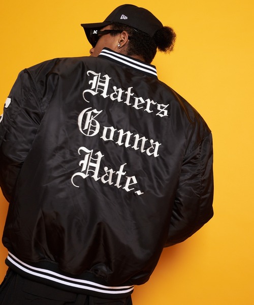 GALLIS ADDICTION（ガリスアディクション）の「GA NYLON VARSITY JKT（スタジャン・メンズ・ブラック/カーキ・M/L）」の16枚目の写真