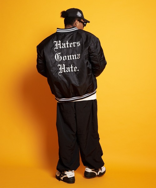 GALLIS ADDICTION（ガリスアディクション）の「GA NYLON VARSITY JKT（スタジャン・メンズ・ブラック/カーキ・M/L）」の17枚目の写真