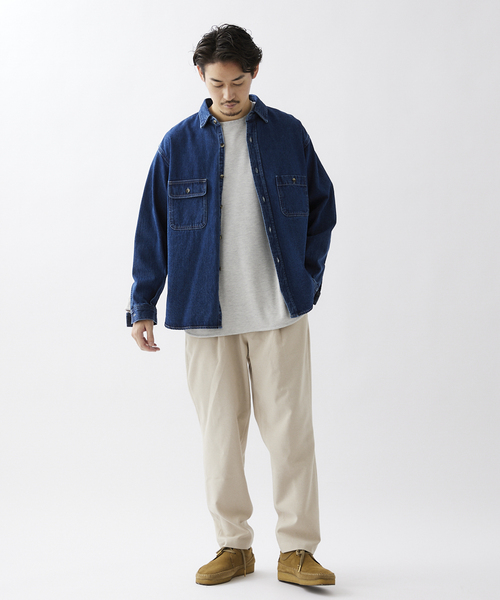 JOURNAL STANDARD relume（ジャーナルスタンダード　レリューム）の「レイヤードラウンド サーマルTシャツ（Tシャツ/カットソー・メンズ・ホワイト/ライトグレー/ブラック・SMALL/MEDIUM/LARGE）」の9枚目の写真