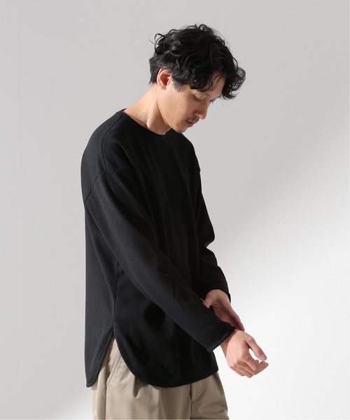 JOURNAL STANDARD relume（ジャーナルスタンダード　レリューム）の「レイヤードラウンド サーマルTシャツ（Tシャツ/カットソー・メンズ・ホワイト/ライトグレー/ブラック・SMALL/MEDIUM/LARGE）」の14枚目の写真