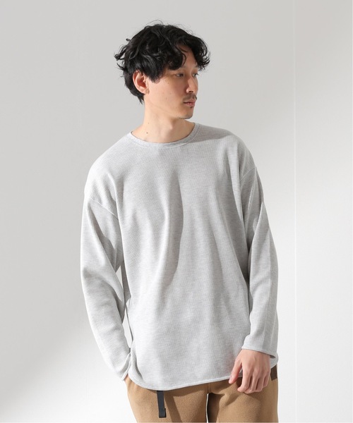 JOURNAL STANDARD relume（ジャーナルスタンダード　レリューム）の「レイヤードラウンド サーマルTシャツ（Tシャツ/カットソー・メンズ・ホワイト/ライトグレー/ブラック・SMALL/MEDIUM/LARGE）」の16枚目の写真