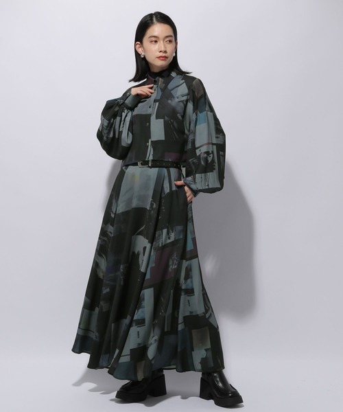 HARE（ハレ）の「PHOTOコラージュスカート(HARE)（スカート・レディース・ホワイト/ブラック・FREE）」の10枚目の写真