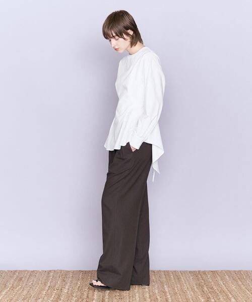 AEWEN MATOPH(イウエン マトフ)の「<AEWEN MATOPH>バックフレア クルーネックブラウス(シャツ/ブラウス・レディース・ブラック/オリーブ/ホワイト・FREE)」の13枚目の写真