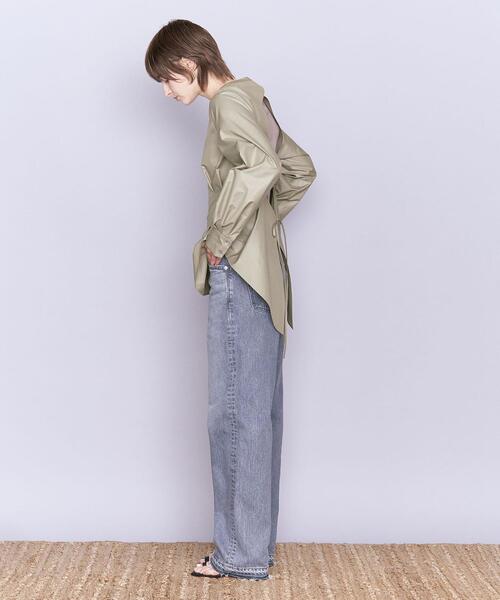 AEWEN MATOPH(イウエン マトフ)の「<AEWEN MATOPH>バックフレア クルーネックブラウス(シャツ/ブラウス・レディース・ブラック/オリーブ/ホワイト・FREE)」の16枚目の写真