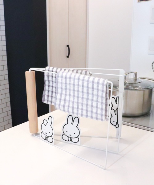 Miffy（ ミッフィー）の「【miffy】ふきんハンガー（キッチン収納・レディース・ホワイト・FREE）」の10枚目の写真