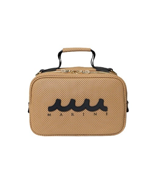 CONTINUA パンチングエシカルレザー ポーチバッグ