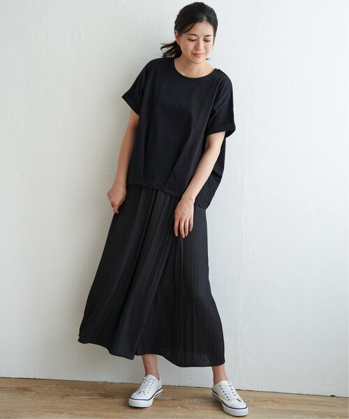 ikka(イッカ)の「カッセンボリュームラップスカーチョ(その他パンツ・レディース・チャコールグレー/ブルー/オレンジ/ブラウン系その他/ブルー系/ブラック・M/L)」の19枚目の写真