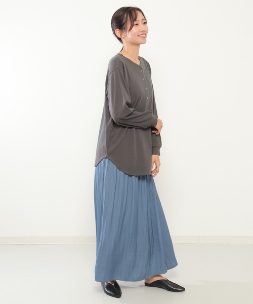 ikka(イッカ)の「カッセンボリュームラップスカーチョ(その他パンツ・レディース・チャコールグレー/ブルー/オレンジ/ブラウン系その他/ブルー系/ブラック・M/L)」の11枚目の写真