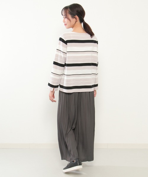 ikka(イッカ)の「カッセンボリュームラップスカーチョ(その他パンツ・レディース・チャコールグレー/ブルー/オレンジ/ブラウン系その他/ブルー系/ブラック・M/L)」の9枚目の写真