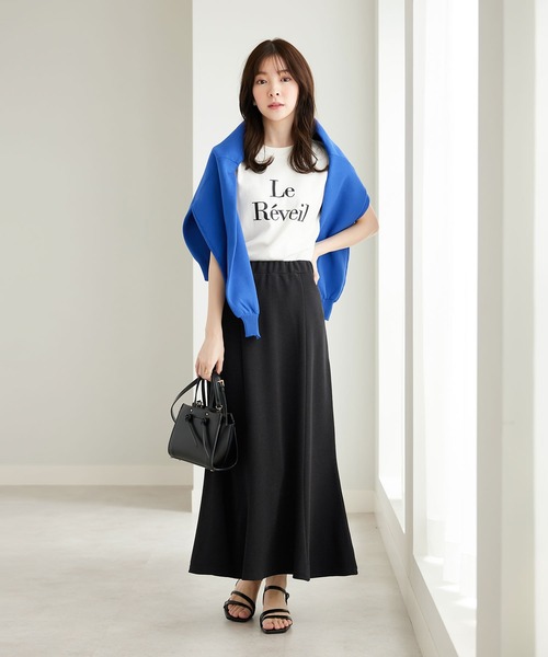 CHAN ME(チャンミ)の「ふくれジャガードフレアースカート(スカート・レディース・ブラック/アイボリー/ベージュ・SMALL/MEDIUM/LARGE/X-LARGE)」の6枚目の写真