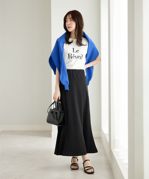 CHAN ME（チャンミ）の「ふくれジャガードフレアースカート（スカート