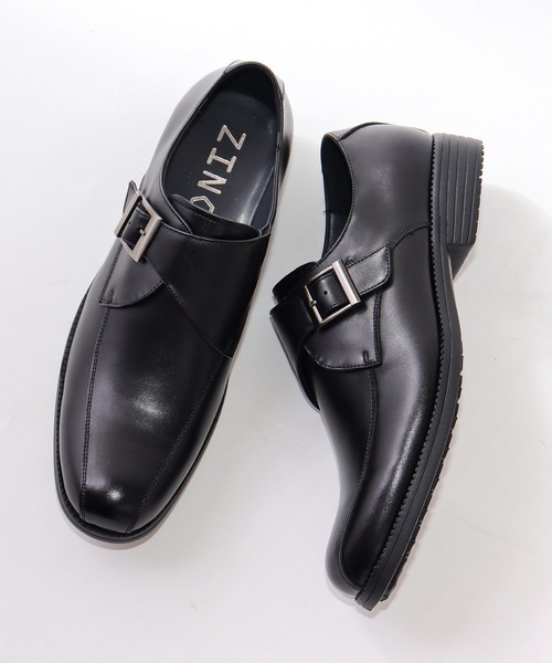 ZINC(ジンク)の「ZINC/本革 ビジネスシューズ モカシン 流れモカ ダブルモンク(6005/6008/6009)(スリッポン・メンズ・ブラウン系3/ブラウン系2/ブラウン系1/ブラック系3/ブラック系2/ブラック系1・40/45/46/44/42/43/41/39)」の11枚目の写真