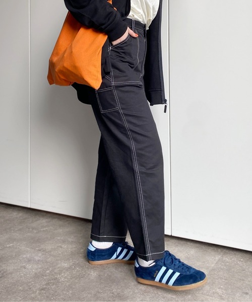 CPCM（シーピーシーエム）の「ペインターパンツ（チノパンツ・レディース・ベージュ/ミント/ブラック/アイボリー・FREE）」の8枚目の写真