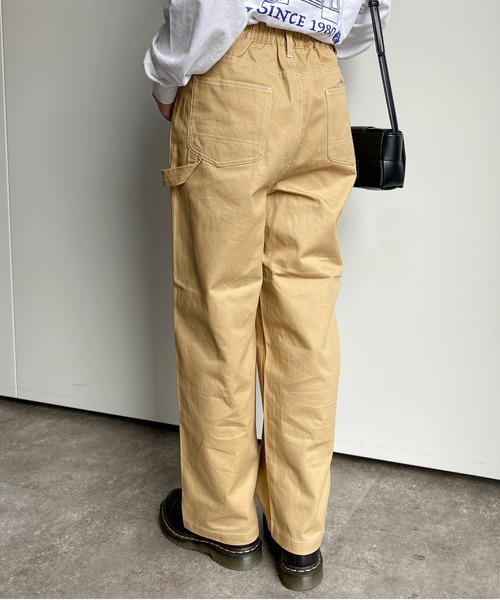 CPCM（シーピーシーエム）の「ペインターパンツ（チノパンツ・レディース・ベージュ/ミント/ブラック/アイボリー・FREE）」の15枚目の写真