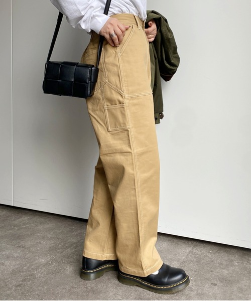 CPCM（シーピーシーエム）の「ペインターパンツ（チノパンツ・レディース・ベージュ/ミント/ブラック/アイボリー・FREE）」の17枚目の写真