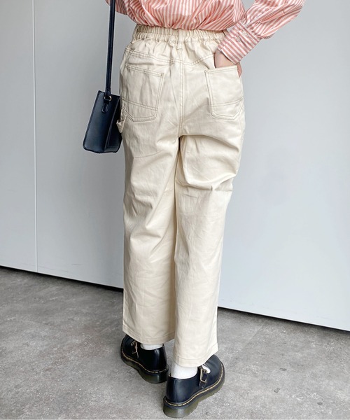CPCM（シーピーシーエム）の「ペインターパンツ（チノパンツ・レディース・ベージュ/ミント/ブラック/アイボリー・FREE）」の21枚目の写真