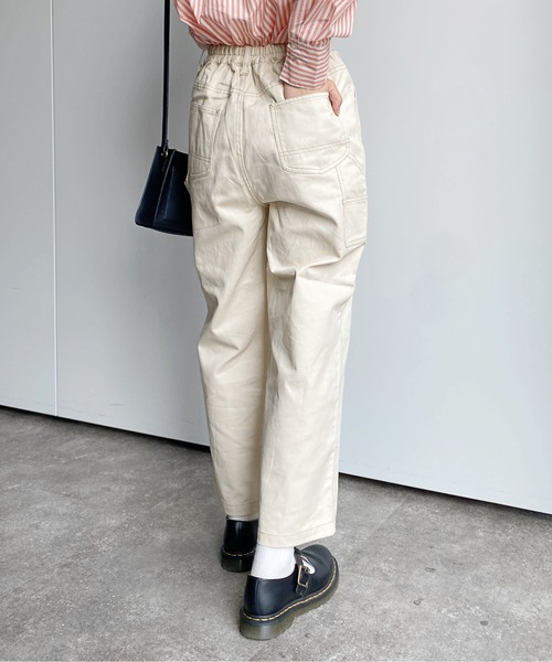 CPCM（シーピーシーエム）の「ペインターパンツ（チノパンツ・レディース・ベージュ/ミント/ブラック/アイボリー・FREE）」の22枚目の写真