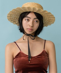 Casselini | 【2023春夏 新作】Casselini(キャセリーニ)透かしなみなみハット(ハット)