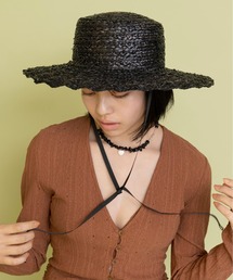 Casselini | 【2023春夏 新作】Casselini(キャセリーニ)透かしなみなみハット(ハット)