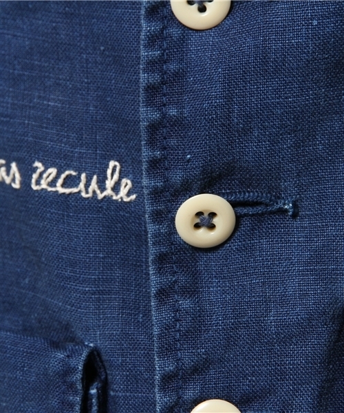 OUTLET（アウトレット）の「【BLOOM&BRANCH】P.CH/WLINENBKRVST（その他アウター・メンズ・ブルー・SMALL）」の14枚目の写真