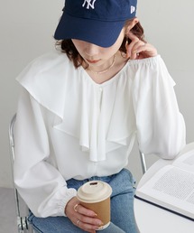 DISCOAT | 【WEB限定】ビッグフリルブラウス(シャツ/ブラウス)