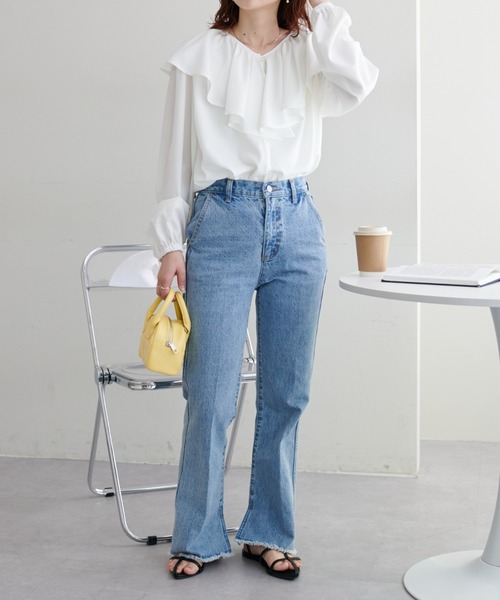 【WEB限定】ビッグフリルブラウス