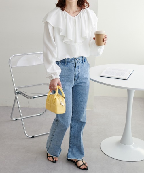 【WEB限定】ビッグフリルブラウス