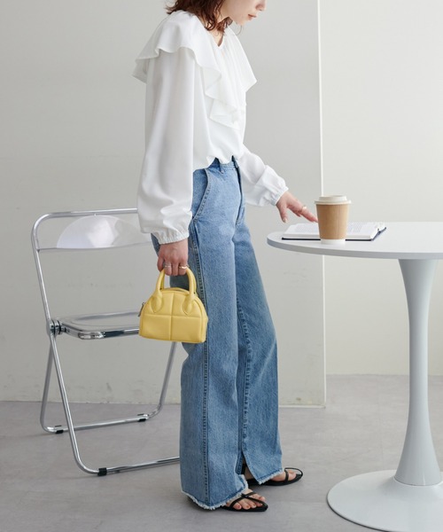 【WEB限定】ビッグフリルブラウス