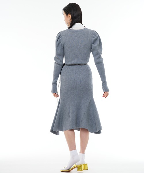 Narcissus（ナルシス）の「【Narcissus】マーメイドパフワンピース（ワンピース・レディース・ブラック/グレー・FREE）」の6枚目の写真