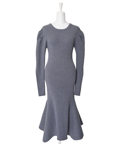 Narcissus（ナルシス）の「【Narcissus】マーメイドパフワンピース（ワンピース・レディース・ブラック/グレー・FREE）」の9枚目の写真