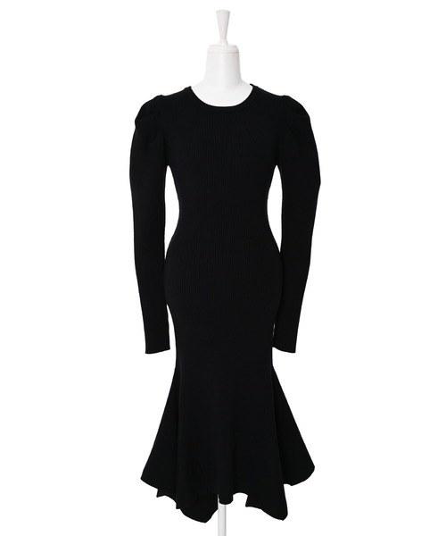 Narcissus（ナルシス）の「【Narcissus】マーメイドパフワンピース（ワンピース・レディース・ブラック/グレー・FREE）」の7枚目の写真