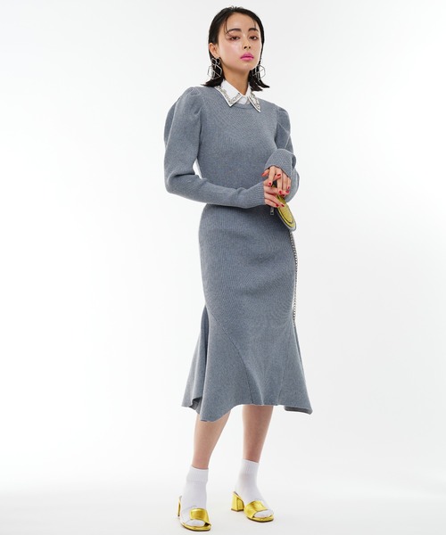 Narcissus（ナルシス）の「【Narcissus】マーメイドパフワンピース（ワンピース・レディース・ブラック/グレー・FREE）」の17枚目の写真