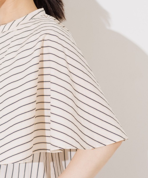 NOMINE（ノミネ）の「ギャザーボリュームカラーブラウス（シャツ/ブラウス・レディース・ホワイト/ブラック/カーキ/その他・フリー）」の12枚目の写真