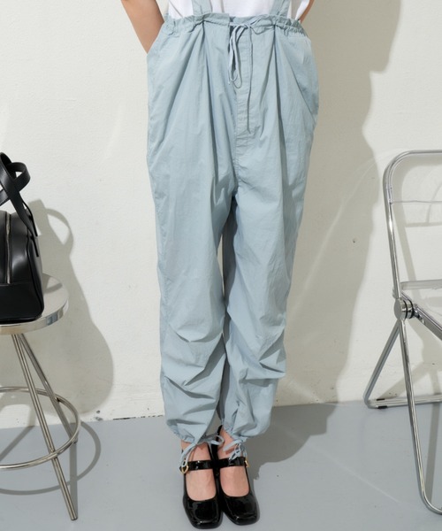 MERLOT(メルロー)の「裾ドロストナイロンカーゴパンツ(カーゴパンツ・レディース・ピンク/ライトブルー/チャコールグレー・FREE)」の18枚目の写真