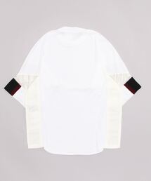 TOGA PULLA◆Silkete jersey L/S/長袖Tシャツ/36/コットン/ブラック/無地/TP22-JK519 TOGA PULLA（トーガ プルラ）の「TOGA PULLA Cotton jersey zip