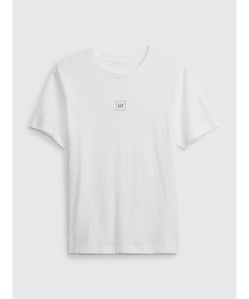 GAP（ギャップ）の「GAP スクエアロゴ Tシャツ(ユニセックス)（Tシャツ/カットソー・メンズ・パープル系その他/ターコイズブルー/ブラック/グリーン/ホワイト/イエロー・L/M/XL/S/XS）」の9枚目の写真
