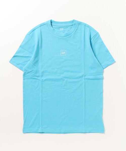 GAP（ギャップ）の「GAP スクエアロゴ Tシャツ(ユニセックス)（Tシャツ/カットソー・メンズ・パープル系その他/ターコイズブルー/ブラック/グリーン/ホワイト/イエロー・L/M/XL/S/XS）」の20枚目の写真