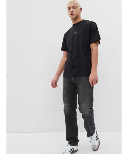 GAP（ギャップ）の「GAP スクエアロゴ Tシャツ(ユニセックス)（Tシャツ/カットソー・メンズ・パープル系その他/ターコイズブルー/ブラック/グリーン/ホワイト/イエロー・L/M/XL/S/XS）」の10枚目の写真