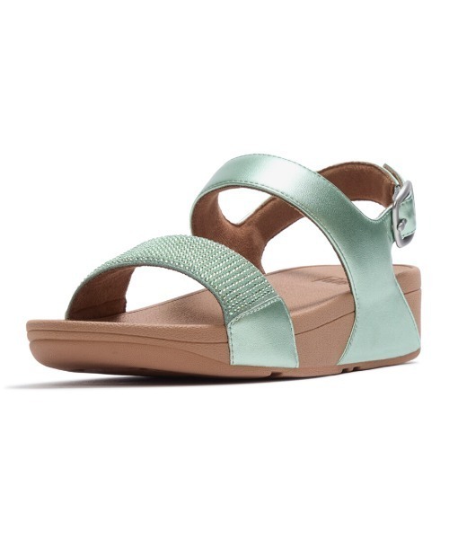 fitflop(フィットフロップ)の「【fitflop】フィットフロップ LULU CRYSTAL EMBELLISHED BACK-STRAP SANDALS(サンダル・レディース・ピンクゴールド/ネイビー/ブラック/ベージュ/カーキ/シルバー/セージグリーン・US8/US7/US6/US5)」の4枚目の写真