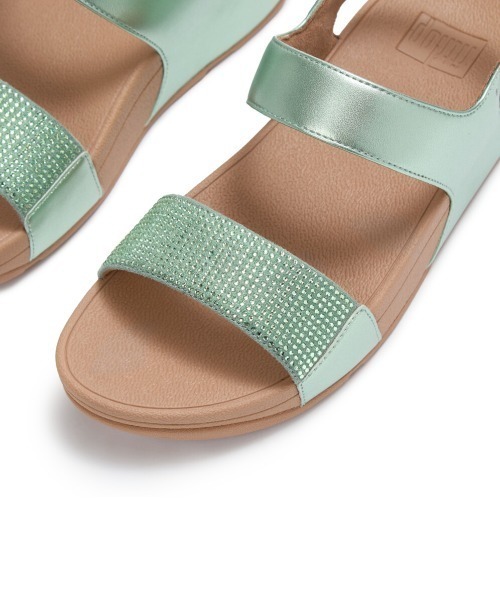 fitflop(フィットフロップ)の「【fitflop】フィットフロップ LULU CRYSTAL EMBELLISHED BACK-STRAP SANDALS(サンダル・レディース・ピンクゴールド/ネイビー/ブラック/ベージュ/カーキ・US8/US7/US6/US5)」の22枚目の写真