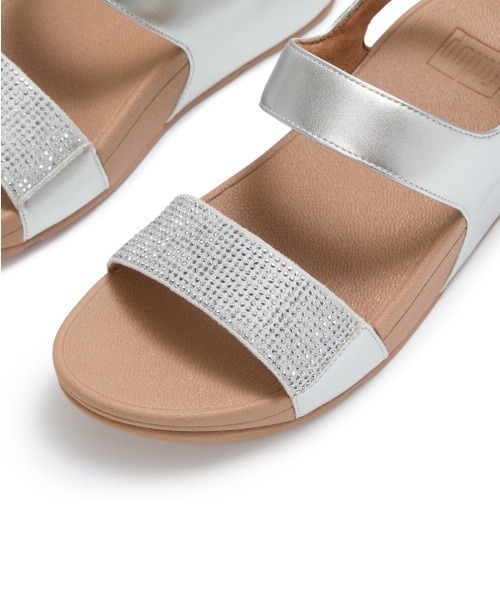 fitflop(フィットフロップ)の「【fitflop】フィットフロップ LULU CRYSTAL EMBELLISHED BACK-STRAP SANDALS(サンダル・レディース・ピンクゴールド/ネイビー/ブラック/ベージュ/カーキ・US8/US7/US6/US5)」の18枚目の写真