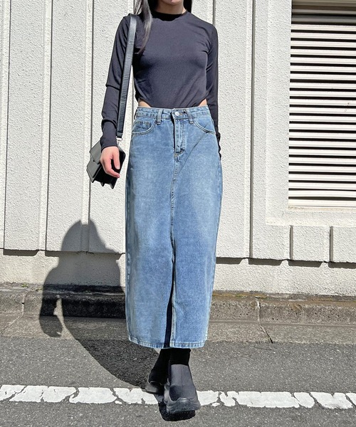 Jewelobe（ジュエローブ）の「クルーネックハイレグボディスーツ（Tシャツ/カットソー・レディース・ブラック/杢グレー/ホワイト・FREE）」の16枚目の写真