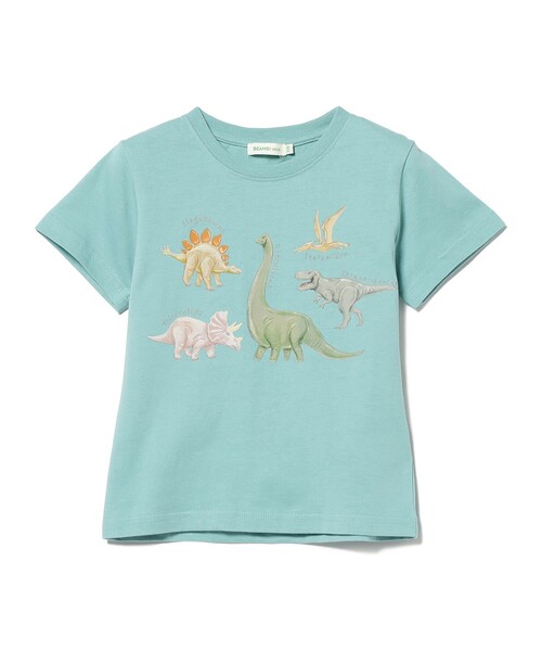 BEAMS mini(ビームスミニ)の「BEAMS mini / ダイナソー Tシャツ 23SS(90~150cm)(Tシャツ/カットソー・キッズ・ブルー系その他4/グリーン系その他2/ベージュ・90/100/110/120/130/140/150)」の14枚目の写真