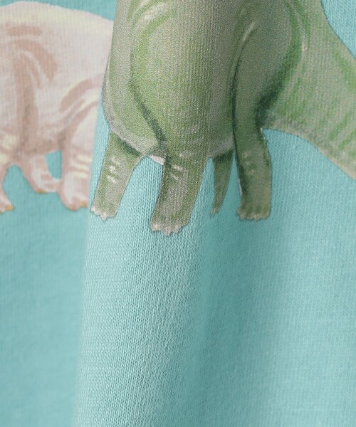 BEAMS mini(ビームスミニ)の「BEAMS mini / ダイナソー Tシャツ 23SS(90~150cm)(Tシャツ/カットソー・キッズ・ブルー系その他4/グリーン系その他2/ベージュ・90/100/110/120/130/140/150)」の16枚目の写真